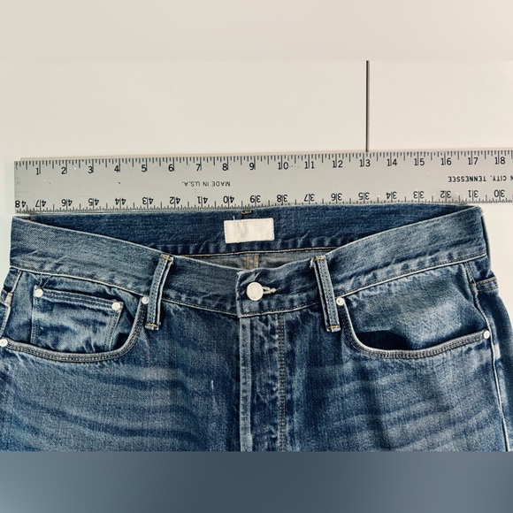MOTHER Jeans Chaser Ankle Fray BOOTCAMP SZ 33 NEW! - Picture 13 of 16